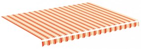 sárga és narancssárga csere napellenző ponyva 4 x 3 m