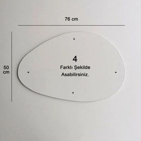 Porto Ayna tükör 76 x 50 cm