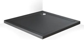 Zuhanytálca négyzet Roth 100x100 cm akrilát antracit 8000314