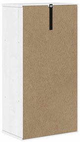 oldalsó szekrény ODDA fehér 40x24x79 cm tömörfa fenyőfa