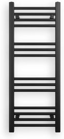Fekete 400x1000mm törölközőszárítós fürdőszobai radiátor Welland Lux | Készletről | Gyors kiszállítással