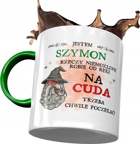 Zöld Bögre Simon Simek Kollégáknak Ajándék Nyomtatott Fotóval