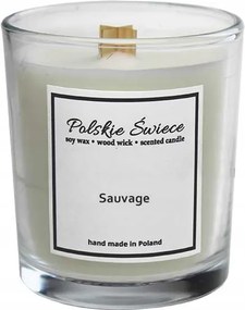 Szójagyertya fa kanóccal Sauvage