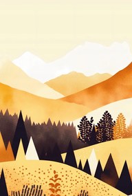 Poszter 67,5x100cm Arany Nyugat virágzásban