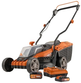 Akkumulátoros fűnyíró Powerplus POWDPG75561SET - 20V LI-ION 340mm SET