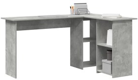 Beton szürke számítógépes asztal Beton szürke Forgácslap