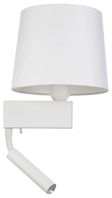 Nowodvorski CHILLIN fali lámpa, olvasókarral, fehér, G9+E27 foglalattal, 1x40W, 1x10W , TL-8216
