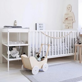 WO 2az1-ben Classic Cot Bed kiságy 140x70 Tároló fiók: Tároló fiók nélkül