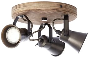 Brilliant - SEED 3xGU10/5W/230V spotlámpa fekete/barna