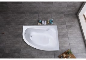 Nizza aszimmetrikus kád jobb 150x100 cm