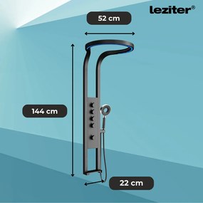 Luxory hidromasszázs zuhanypanel