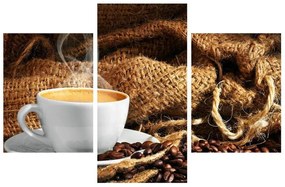 Egy csésze kávé képe (90x60 cm)