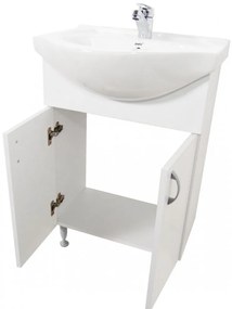 Ikeany fürdőszobai szekrény mosdóval 60 cm Fehér N