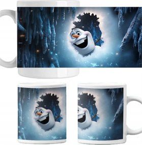 Karácsonyi mintás bögre Hóember Olaf Mikulás ajándék 330ml 2