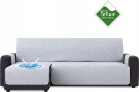Ágytakaró vízálló kanapé sarokvédő teflon szürke 200 cm bal