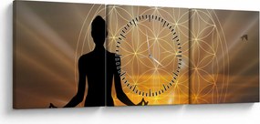 A meditáció képe (órával) (90x30 cm)