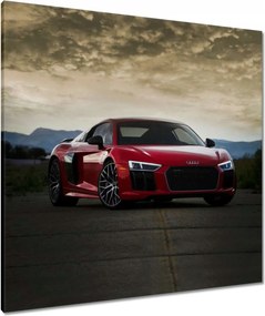 Vászonkép 80x80 Piros Audi Autó