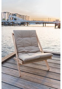 Világosbarna kerti fotel Boogie – Karup Design
