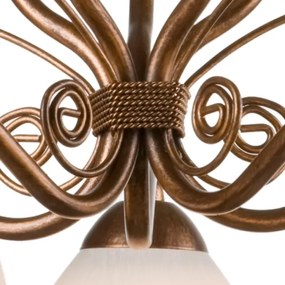 Brilagi - LED Csillár láncon ANTICO 5xE27/60W/230V bronz patina