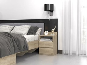 Odell M1 éjjeliszekrény, 40x59x32 cm, sonoma