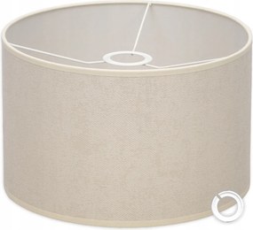 Tartós fényes lámpabúra Ekri 30 20 cm Lámpabúra Krém Bézs
