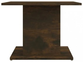 füstös tölgy színű szerelt fa dohányzóasztal 55,5x55,5x40 cm