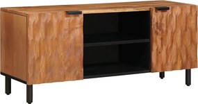 vidaXL TV szekrény Akácbarna felület 105 x 33 x 46 cm Tömör Mangófát