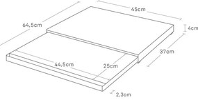 Fém kiegészítő polc Tower – YAMAZAKI