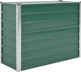 vidaXL zöld horganyzott acél kerti magaságyás 100 x 40 x 77 cm