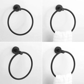 Fürdőszoba fogas Black 332915A MIST 05