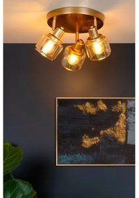 Lucide 77979/13/02 - Spotlámpa BJORN 3xE14/40W/230V arany