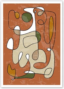 Boho absztrakt modern Poszter A1 59,4x84cm #T60