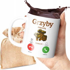 Gomba Mintás Bögre Csenget, Szuper Ajándék Gombásznak