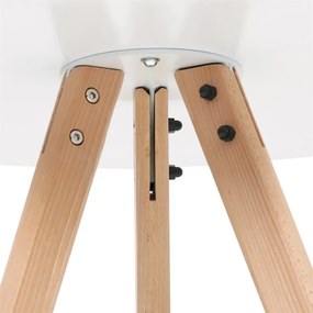 Fehér MDF Étkezőasztal 70×70 cm. DT-320 WT