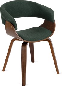 Szék zöld/dió színben. GARY 2