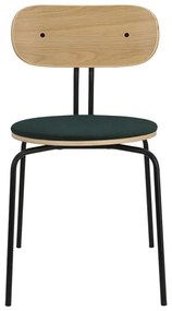 Sötétzöld-fekete étkezőszék Curious – UMAGE