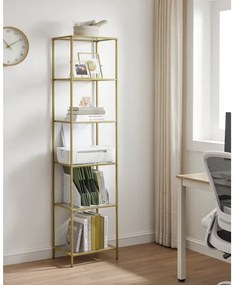 GLASY arany könyvszekrény