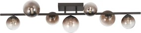 Brilagi - LED felületre szerelt csillár MILLA 7xG9/3W/230V barna/füstbarna