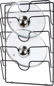 Fedélakasztó Fém Fekete Konyhai Rendszerező Az Ajtó Falára