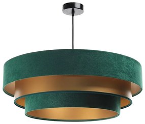 TRINITI lógcsillár 1xE27/60W/230V zöld/arany