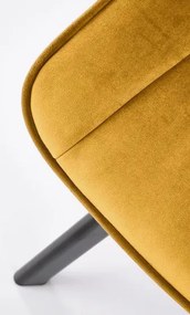 K520 forgatható étkezőszék mustár sárga