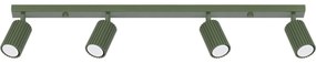 Sollux SL.1622 - Spotlámpa KARBON 4xGU10/10W/230V zöld