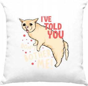 Don’t Bother Vicces Kutya Párna, Fehér