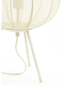 Krémszínű asztali lámpa (magasság 60 cm) Plumeria – Light &amp; Living