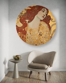 Gario Kerek vászonkép Hosszú hajú nõ - Gustav Klimt, reprodukció Méret: 40 x 40 cm