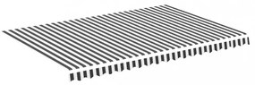 antracitszürke és fehér csere napellenző ponyva 4,5 x 3 m