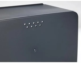 WENKO 54098100 - KUBO kenyértartó 35x26,5 cm fekete/barna