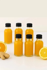 6 részes üveg palack szett 100 ml