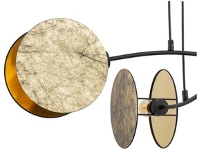 Csillár zsinóron MOTIF 4xE27/15W/230V arany