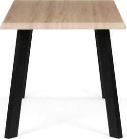 Jídelní stůl 140x80cm, mdf, divoký dub, HT-F4514 OAK
